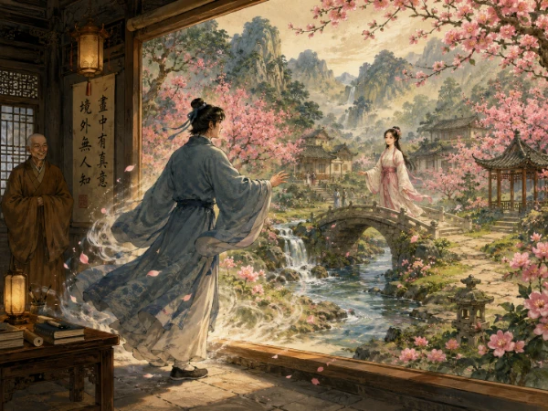 Bedtime Story: The Scholar Who Entered a Painting