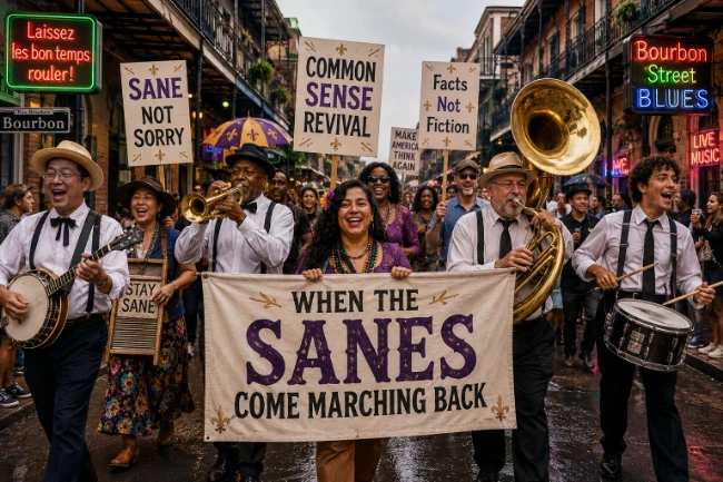 When the Sanes Come Marching Back